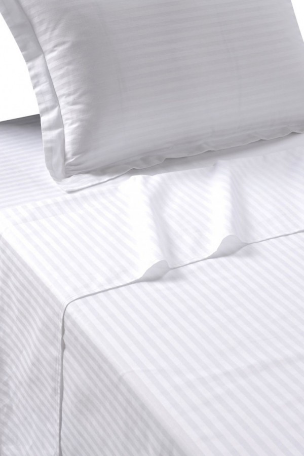 Простыня страйп-сатин (хл100%) - 1 Простыня страйп-сатин (хл100%) - 1